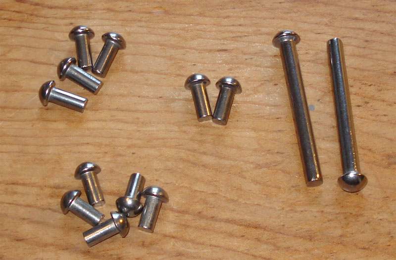 ALL gone !!! Rivet sets w/ correct Swell neck AK Rifles